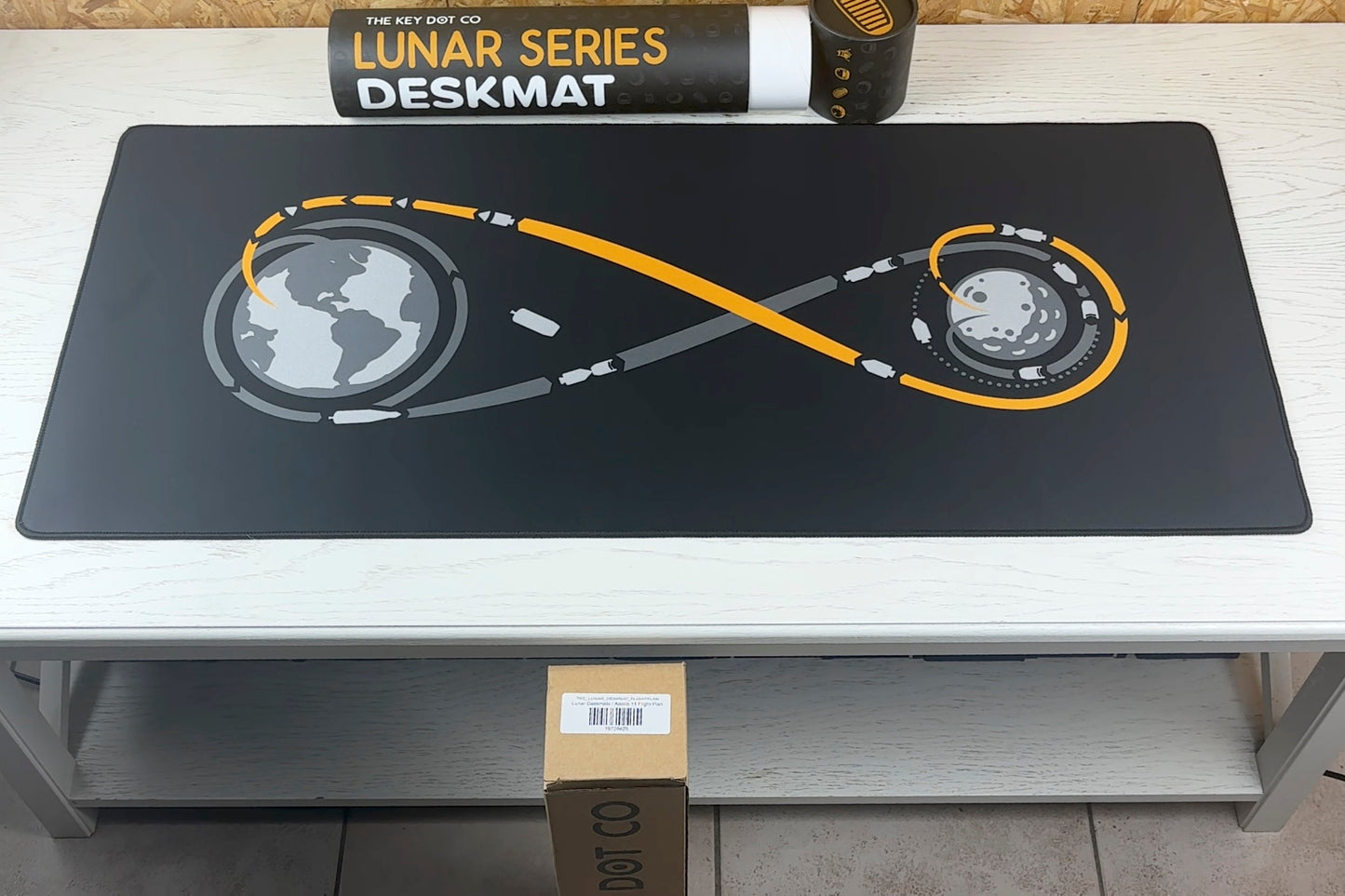 Lunar Apollo 11 Flight Plan Deskmat