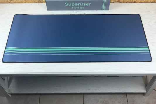 Superuser Scanlines Deskmat