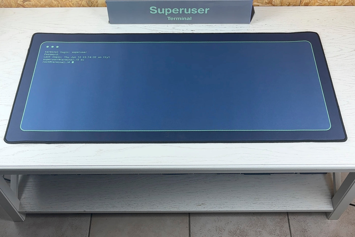 Superuser Terminal Deskmat